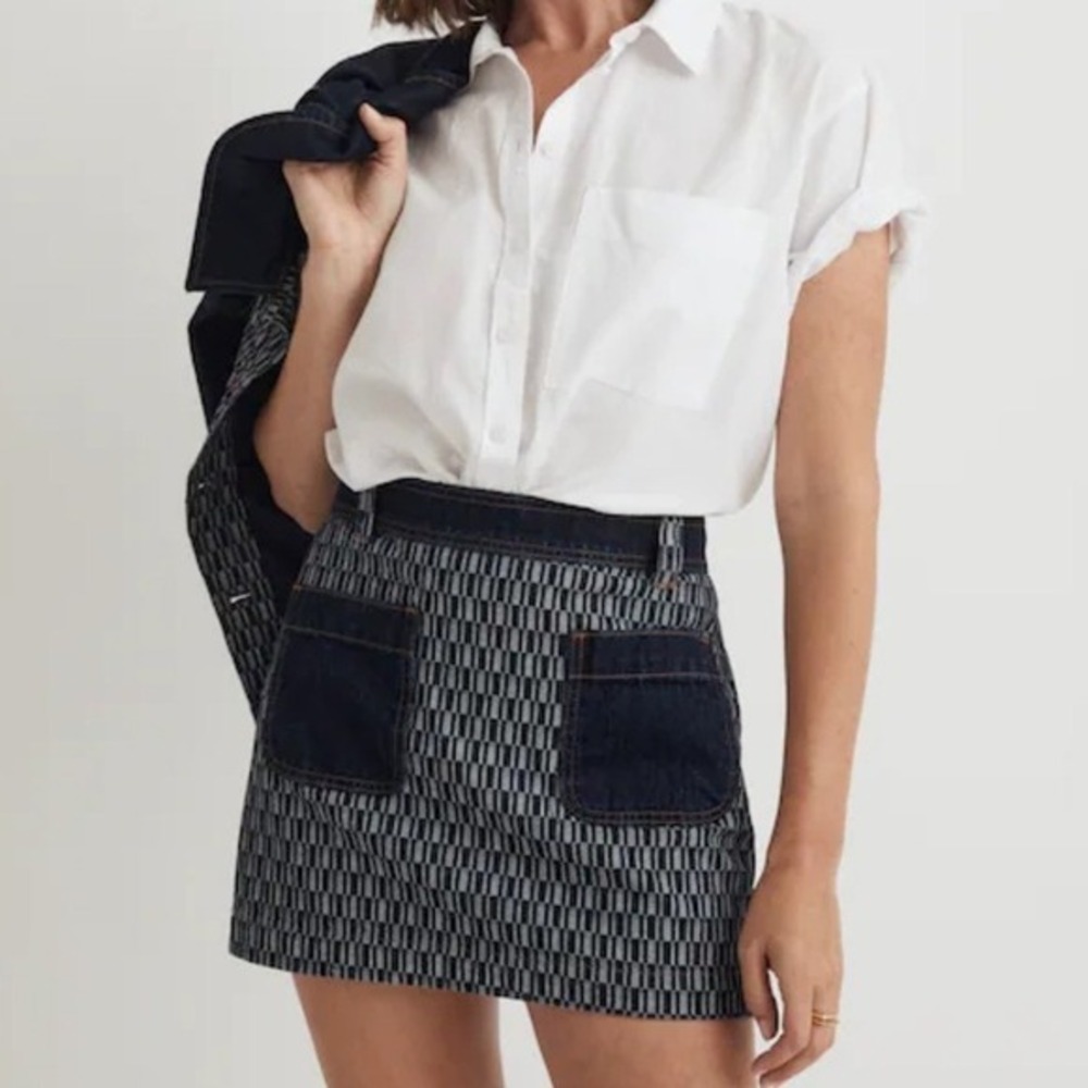 Madewell Denim‎ Micro Mini Skirt in Genova Wash Size 31 Indie